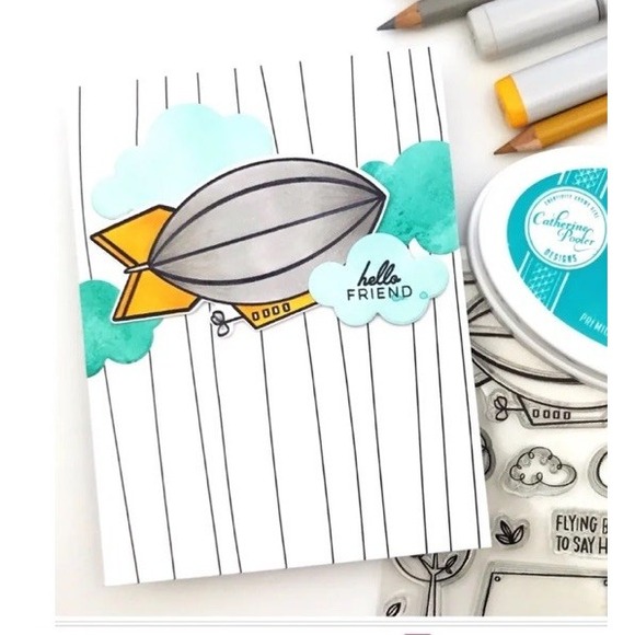 Essentials by Ellen Up On The Air Brandi Metal Cutting Die Set EEDIEB-215-19 New - Picture 5 of 5